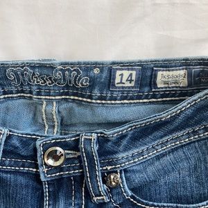 Miss Me jeans, skinny, size 14